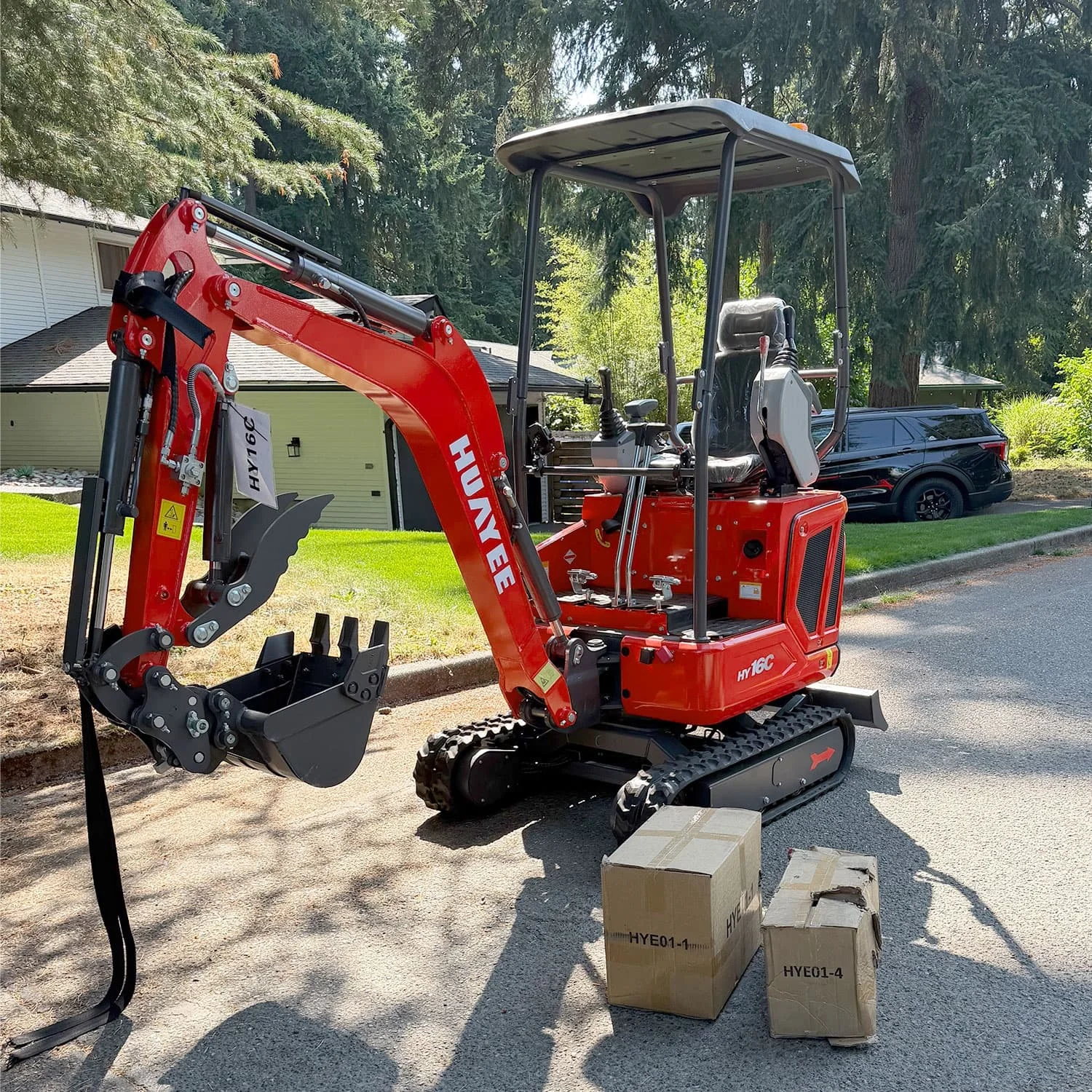Free Shipping Mini Excavator Imported Engine Mini Digger Epa Certification Small Excavator Thumb Bucket custom made