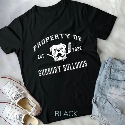 

Property of Sudbury Bulldog Funny Unisex T-shirt