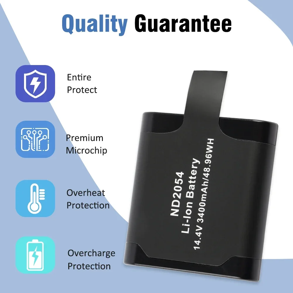 ETESBAY Replacement Battery For Integra ND2054 ND2054HD25 ND2054HD29 48.96WH/3400mAh 14.4V