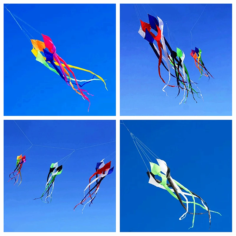 400cm kite windsocks inflatable toys professional winds kites tails Air bounce colorful flying kites Sports kite dragon wind big