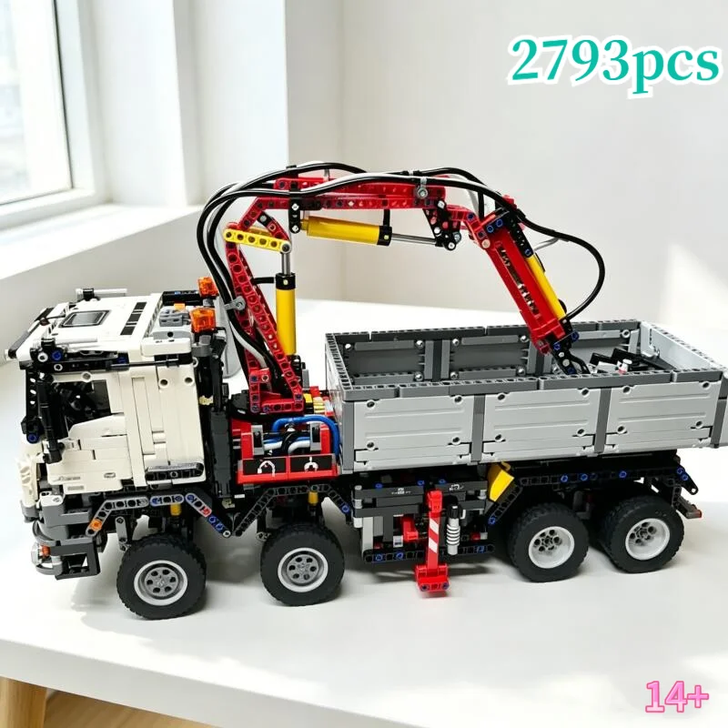 

New Arrival Arocs 3245 Motorized Heavy-duty Truck Model Building Block Bricks Assembled DIY Toys Adult Birthday Gifts 42043