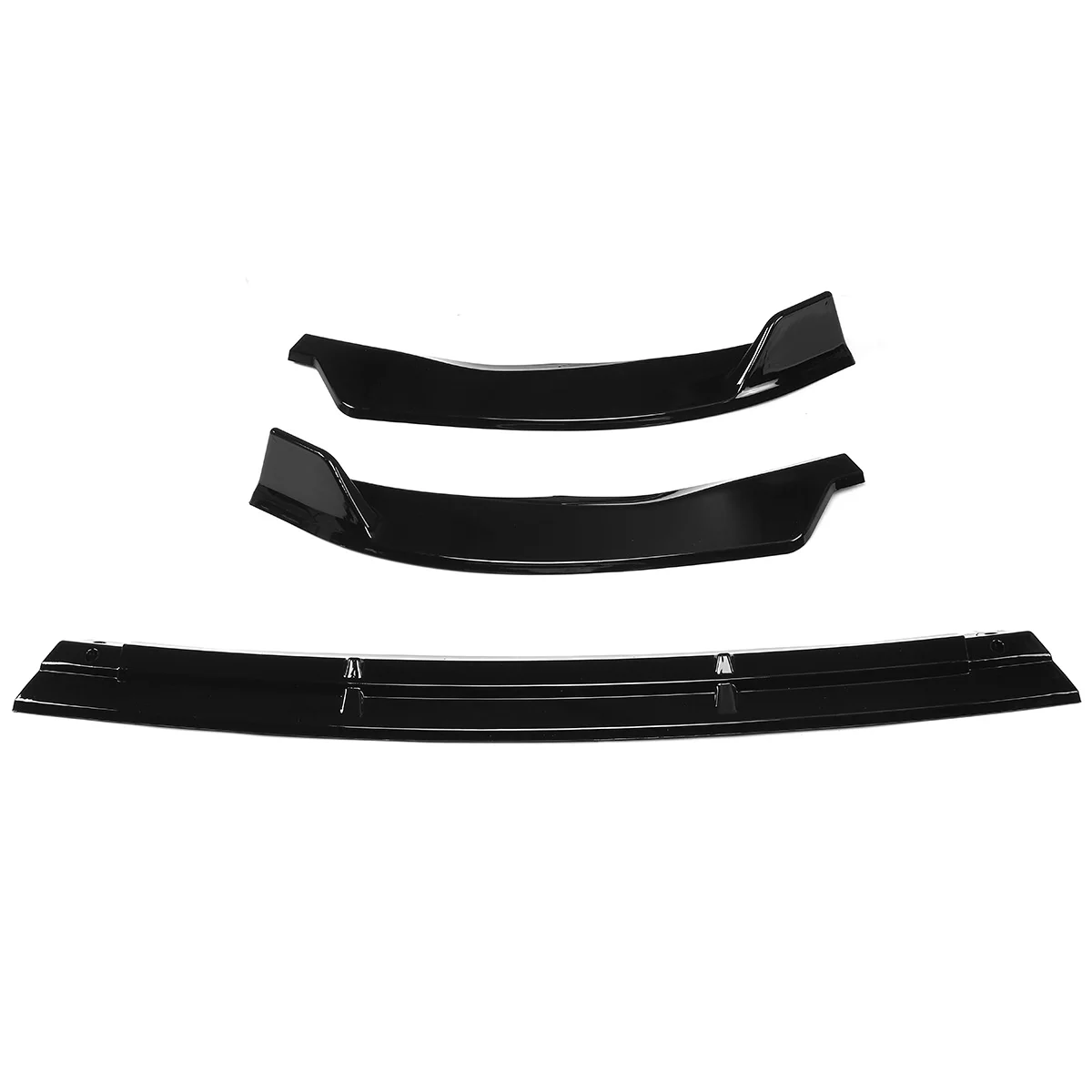 New Carbon Fiber Look/Black Car Front Bumper Splitter Lip Diffuer Spoiler Protector Cover For Benz C-Class W205 Sport 2019-2020