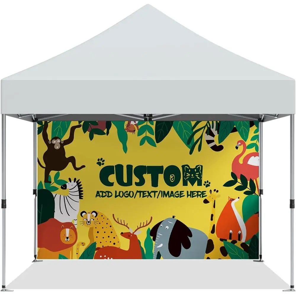 

Custom Tent 10x10 with Logo Personalized Outdoor up Tent Prints Branding Maging Logos or BusinTradeshow Events Advertising (Back