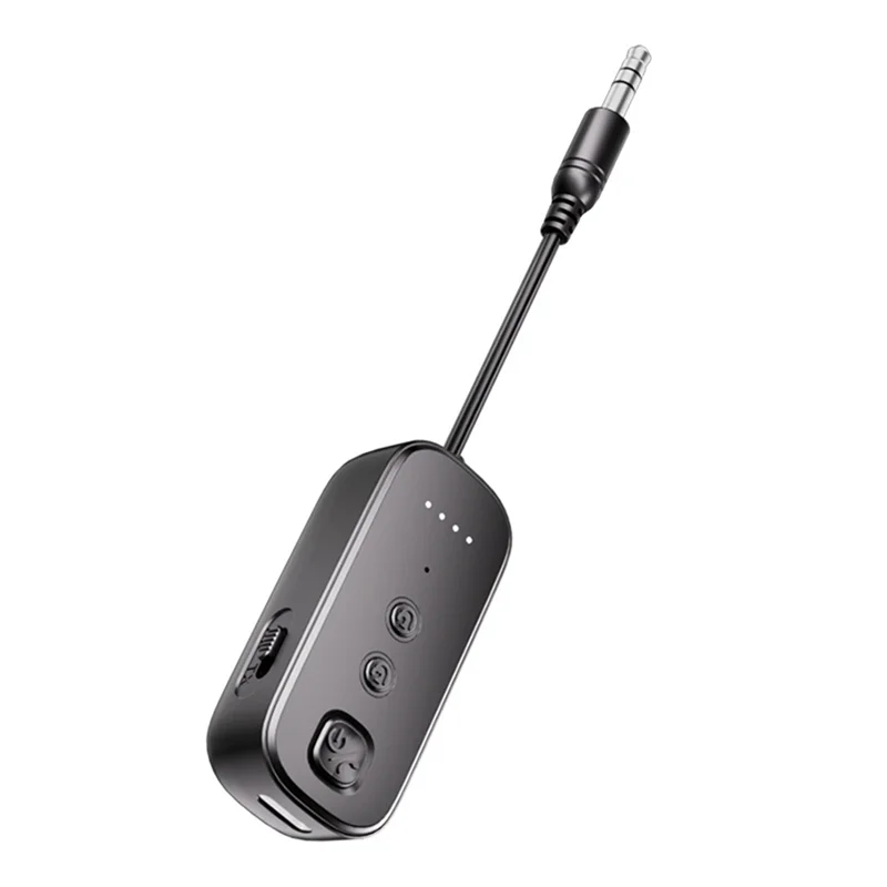 

Беспроводной адаптер B48A 3,5 мм AUX Hi-Fi стерео музыка Bluetooth 5,3 аудио передатчик приемник с микрофоном для автомобиля самолет ТВ