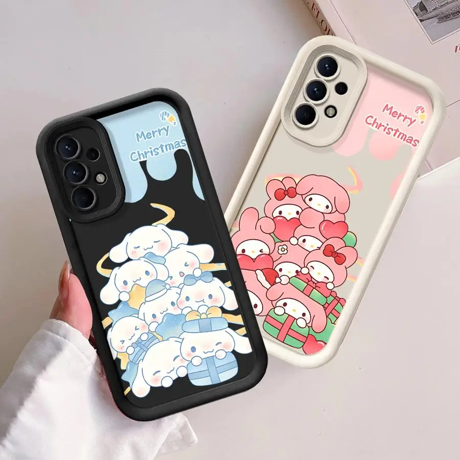 Custodia per telefono per Samsung Galaxy A32 A14 A36 A33 A26 A22 A34 A56 A23 A12 A16 A24 A13 Cover morbida Cartoon Sanrio Melody