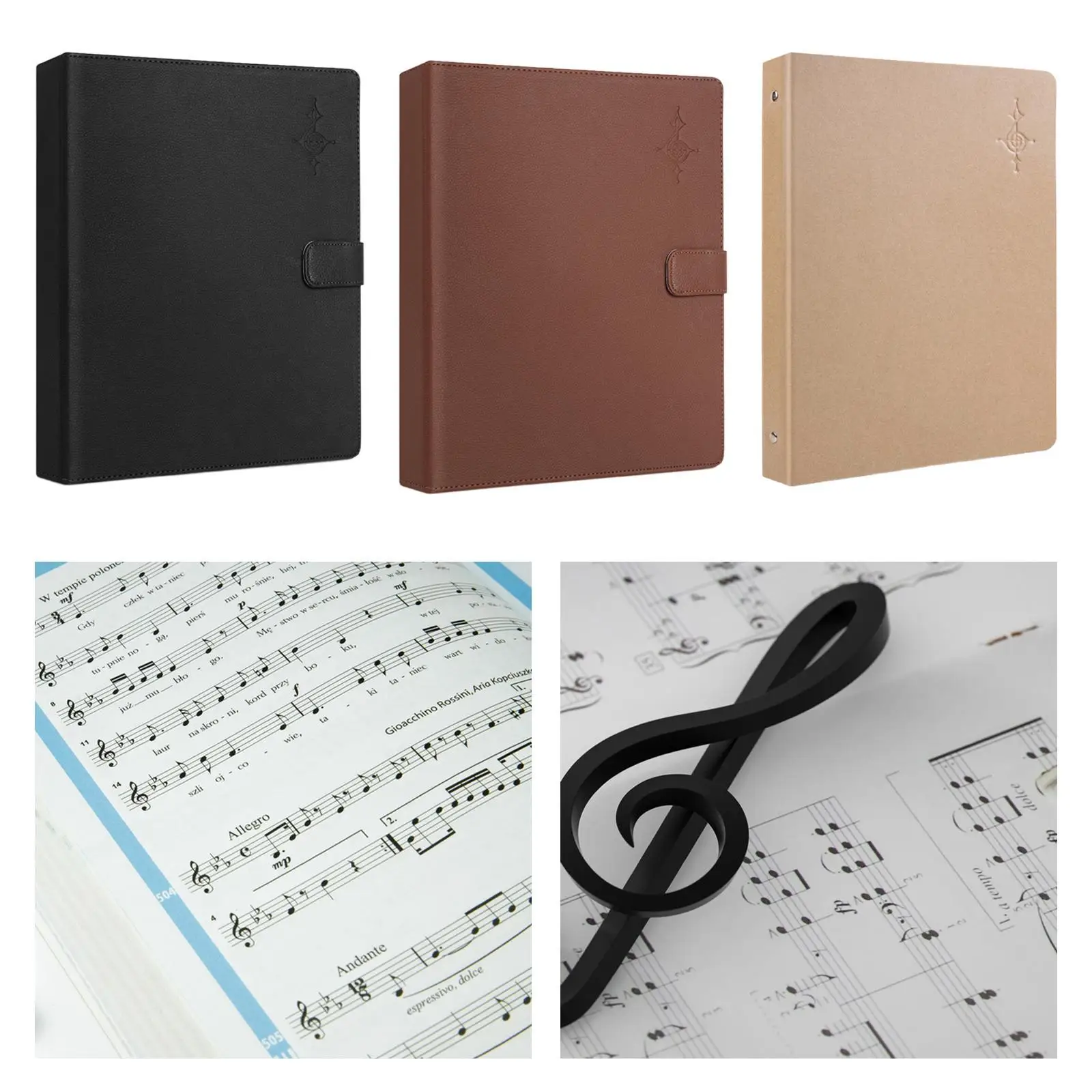 

Sheet Music Folder, Easy to Carry, Note File Organizer, Document Storage Folder for Office Workers