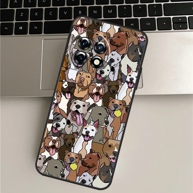 Pokrowiec na psa Pitbull na pokrowiec OnePlus Nord 2 2T CE2 Lite N10 N20 na OnePlus 11 9 10 Pro Ace 2 8T 9RT 10T