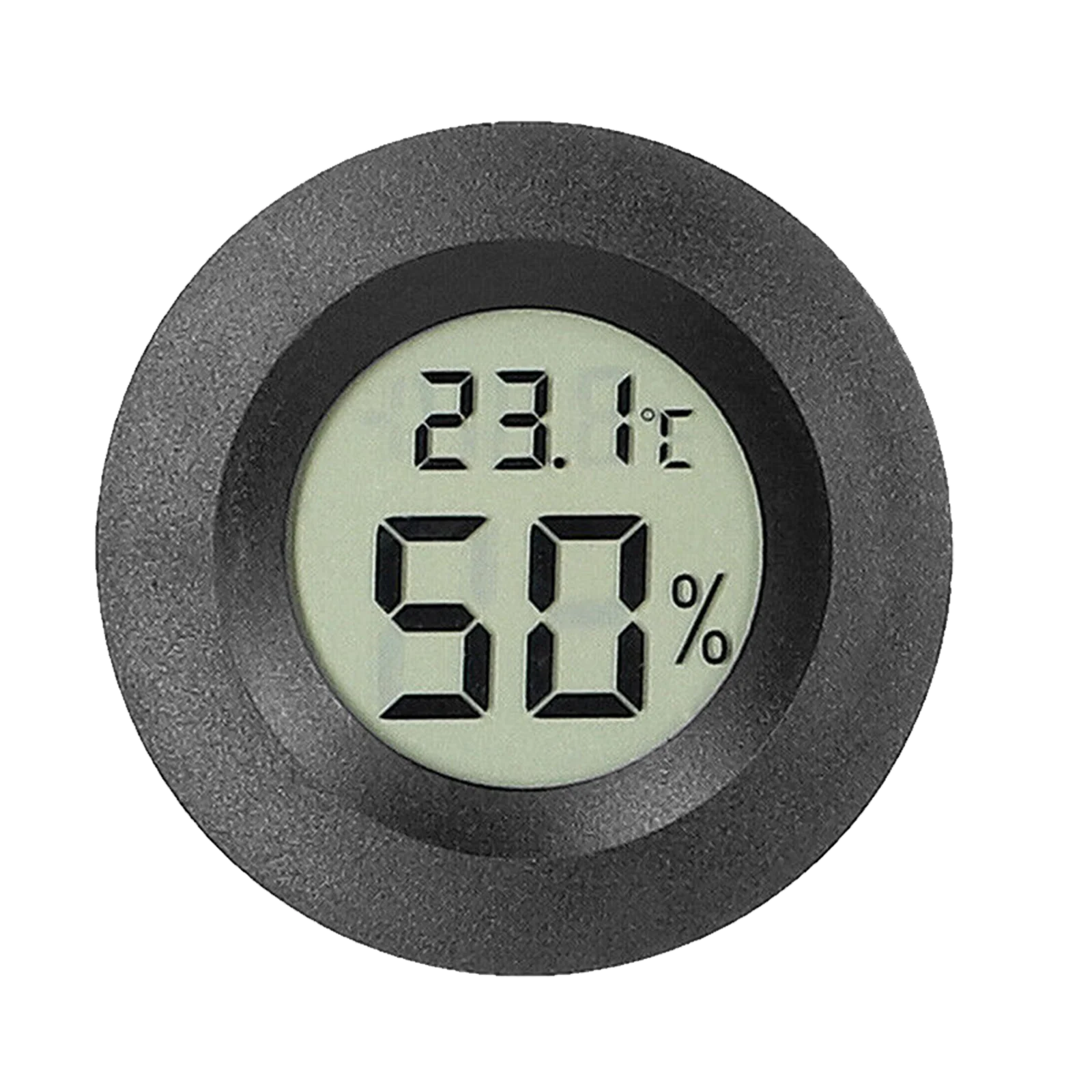 Mini Round Electronic Thermometer Hygrometer Indoor Digital LCD Hygrometer Temperature Humidity Meter Household Merchandises