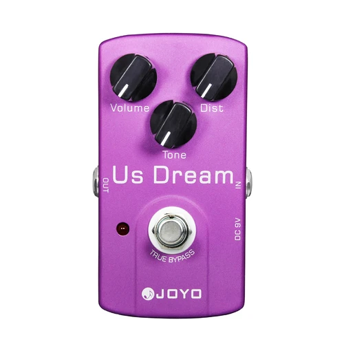 JOYO JF-34 US DREAM Pedal de efecto de guitarra de distorsión efecto de distorsión de alta ganancia amplificador de tubo impulsado Pedal de guitarra de simulación