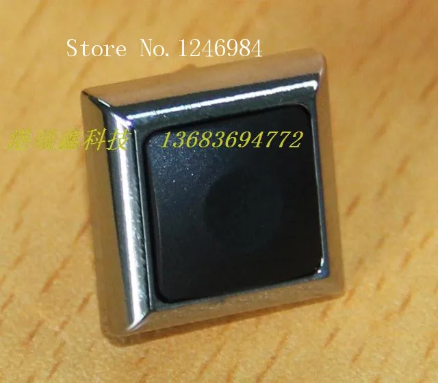 [SA] PAS6 high quality waterproof switch reset button square black RED GREE metal edge button M12--20pcs/lot