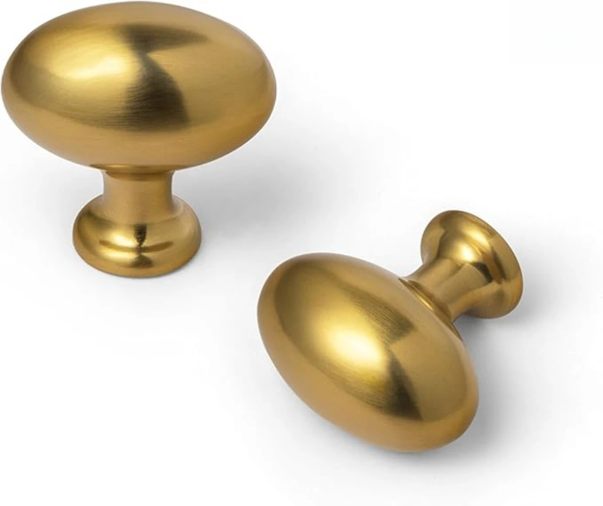 Pigeon Egg Single Hole Handle Brass Pull Style Wardrobe Cabinet Drawer Pure Copper Cabinet Door Cabinet Handle