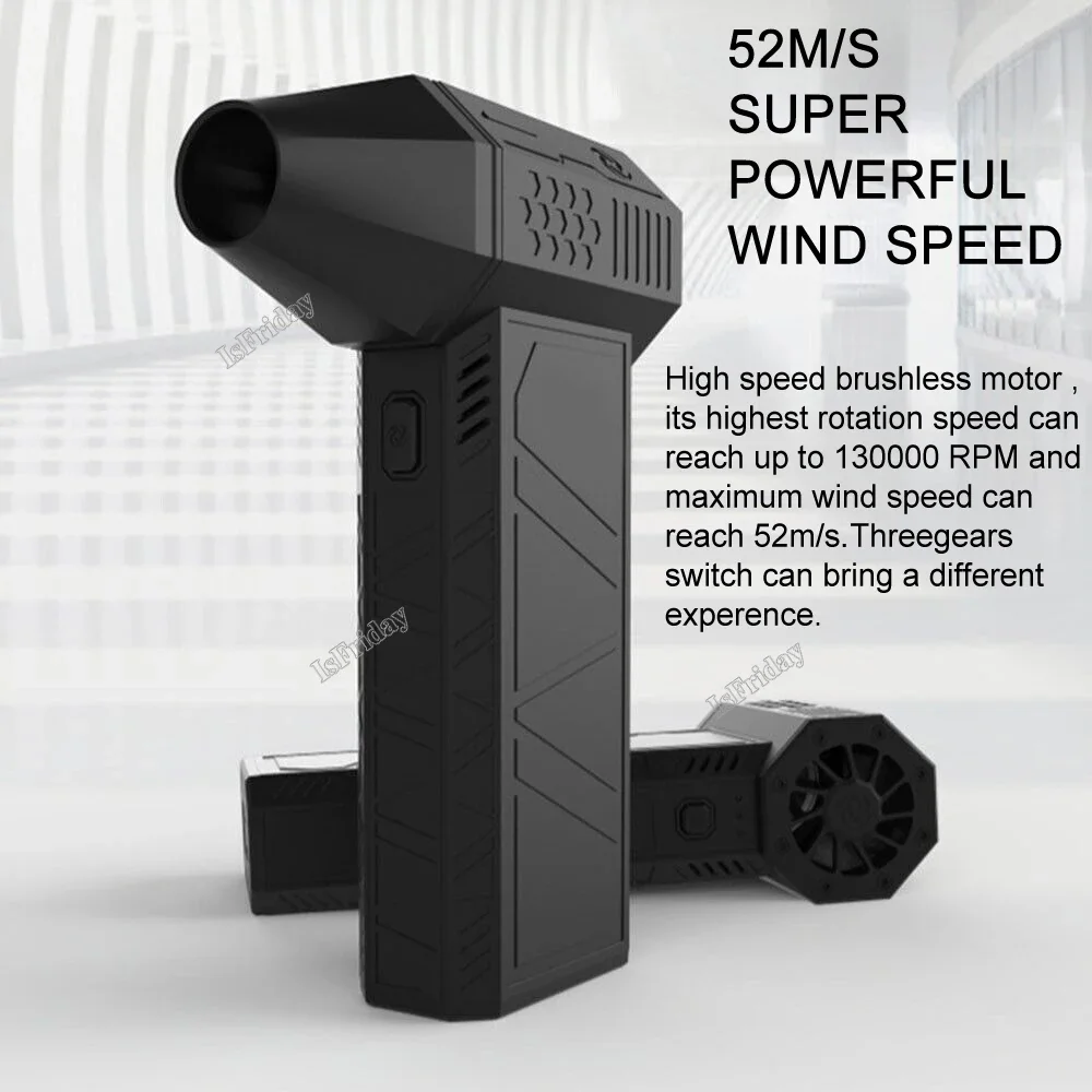 

Турбовентилятор X3, оригинальный перезаряжаемый вентилятор, 130000 об/мин, 52 м/с, бесщеточный воздуходувка, турбореактивный вентилятор, портативный пылесборник, электрическая сушилка