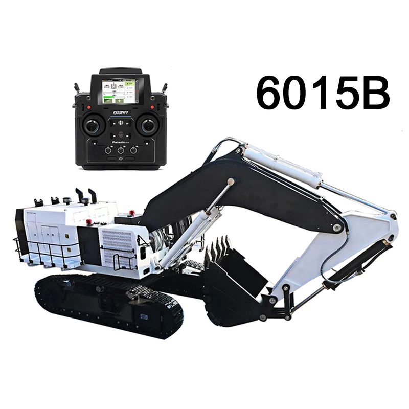 1/12 6015B Remote Control Hydraulic Excavator Model Full Metal Heavy Duty Remote Control Excavator Model Toy