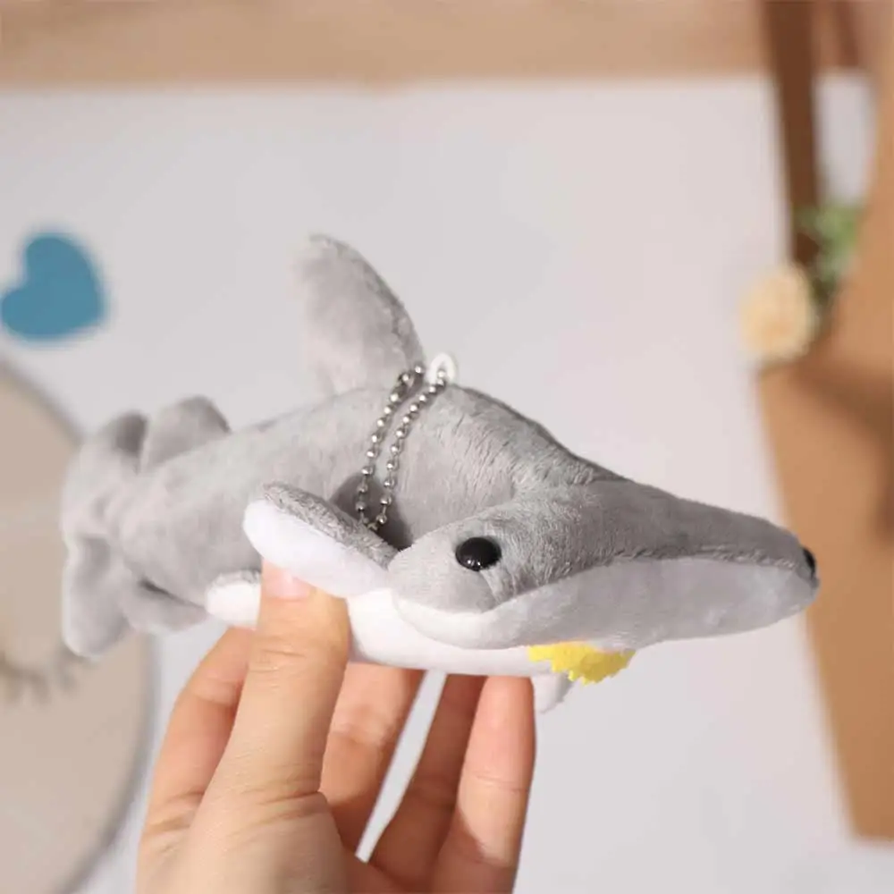Key Chain Cartoon Animals Stuffed  Keychain Shark  Keychain Hammerhead Shark   Hammerhead Shark  Keyring