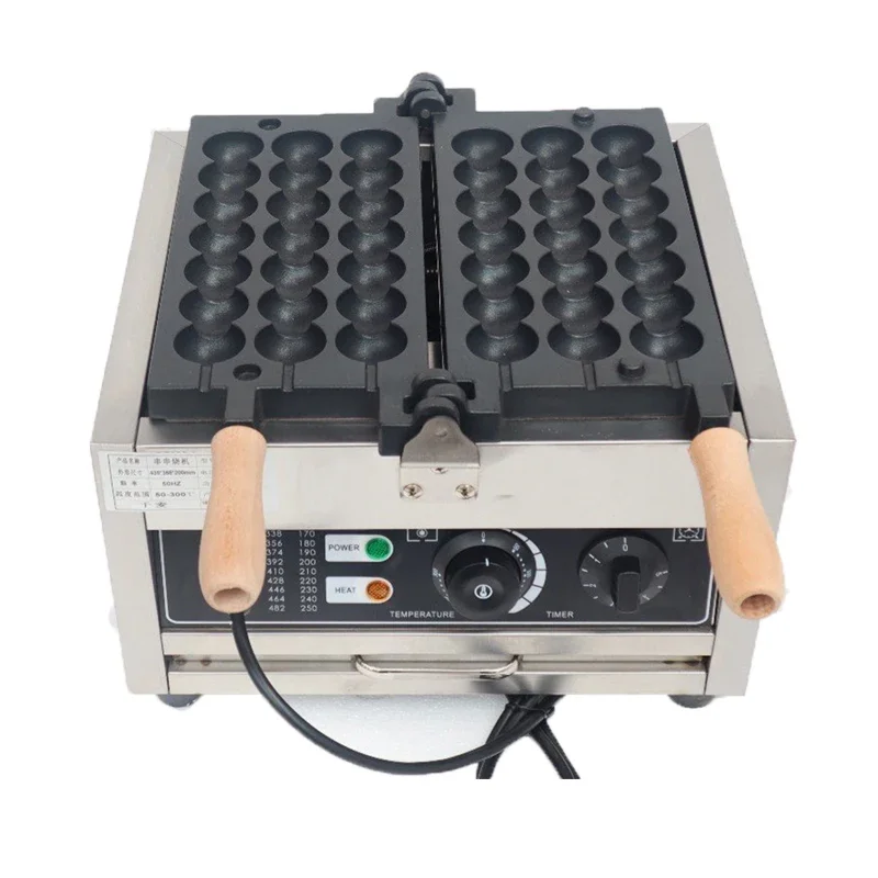 FY-1103F esférico eléctrico para hacer gofres, bandeja esférica para barbacoa, aperitivos, pajitas confitadas, equipo de pastelería para hornear, 1400W