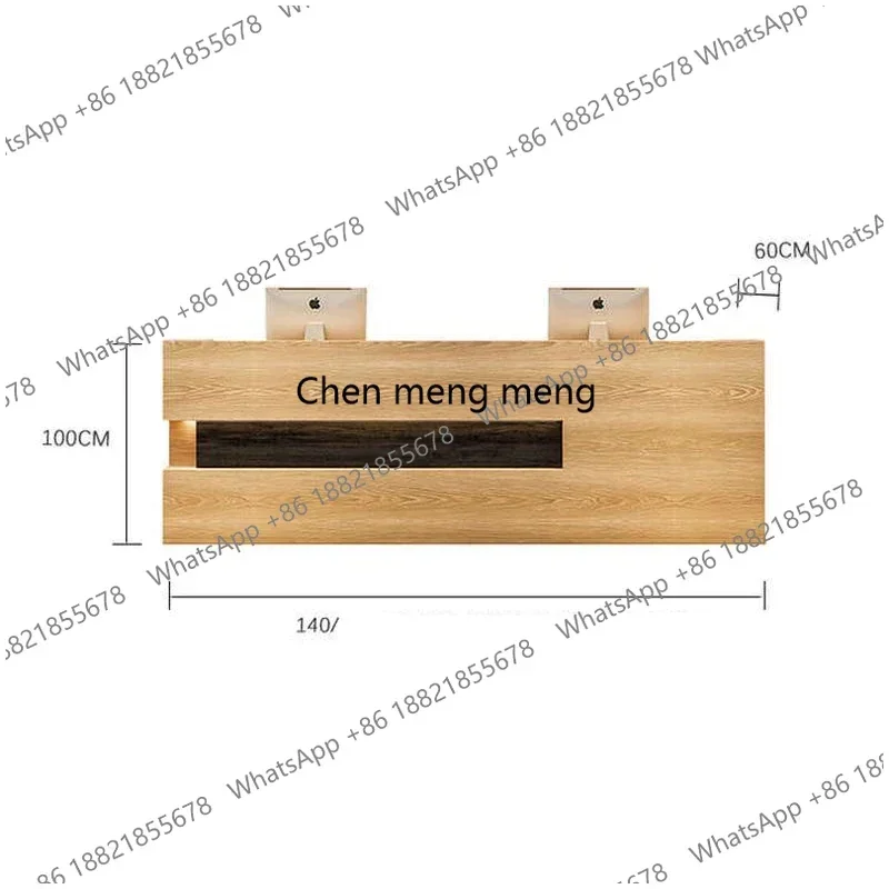 

Modern Reception Desks Front Reception Desks Nordic Minimalist Display Luxury Bar Checkout Mostrador Commercial FurnitureEz