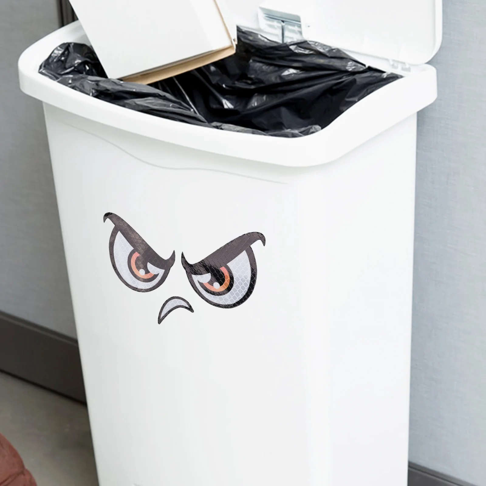 

2/3 шт., светоотражающая нашивка для электрической газонокосилки, глаза, декор для глаз дьявола, автомобильные наклейки, персонализированные креативные автомобильные наклейки, предупреждающие наклейки