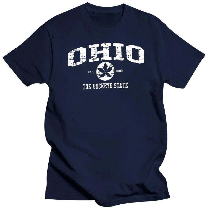 Vintage Ohio Buckeye State Midwest Souvenir Ladies T Shirt