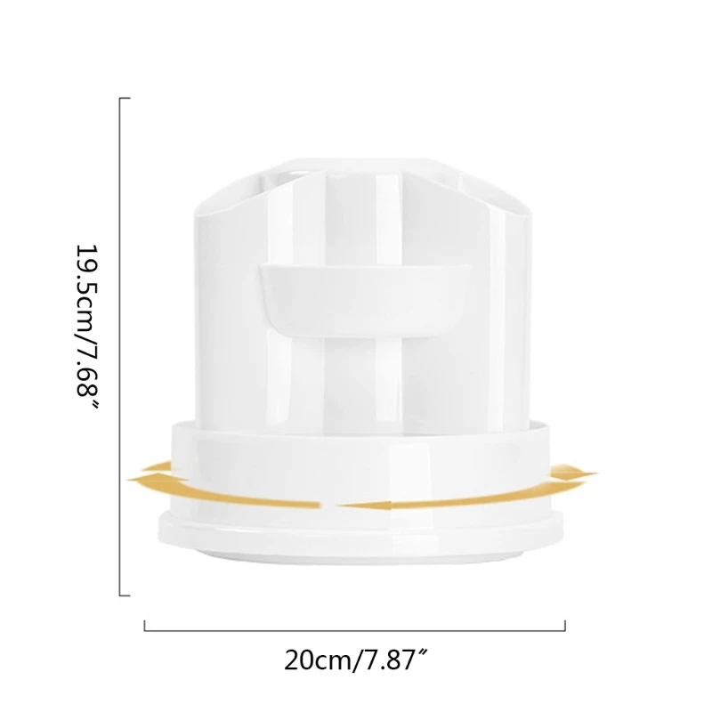 360 искусственный держатель, Канцелярский Органайзер с несколькими отделениями, держатель для принадлежностей для ванной комнаты, органайзер для дома, ванной комнаты