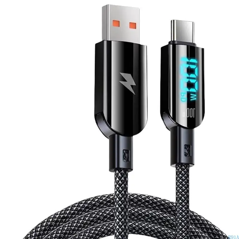 R91a النوع C من الذكور من النوع C الذكور شحن الحبل لشحن سيارة الكمبيوتر اللوحي للهاتف المحمول