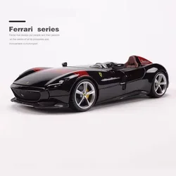 Bburago 1:24 Ferrari Monza SP1 Alloy Concept Sports Car Model Diecasts Metal Racing Car Model High Simulation Childrens Toy Gift