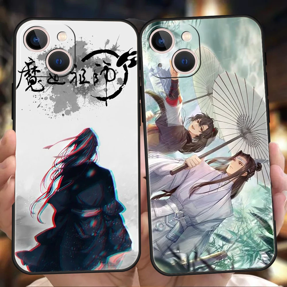 مو داو زو شي MDZS أنيمي جراب هاتف آيفون 17 16 15 14 13 12 برو ماكس 17 الهواء 11 برو ماكس للصدمات لينة بولي يوريثان شل أكياس