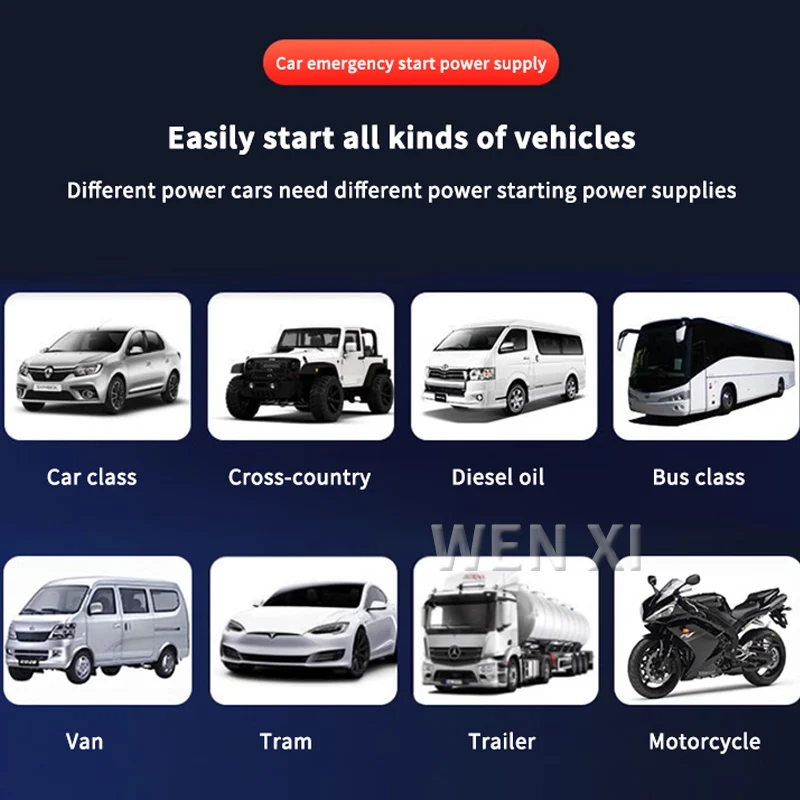 12/24V 22KMAH 휴대용 발전소 점프 스타터, 260 PSI 타이어 팽창기/공기 압축기 400W 전원 인버터 듀얼 AC/DC 포트