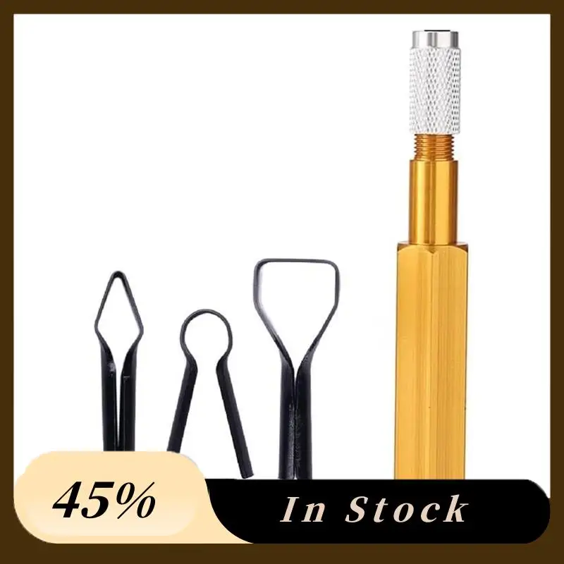 

A60Z Top 3-Blade Aluminum Alloy Corner Cutter Set For Smooth PVC Floor Welding, Yellow Electrode Leveling Tool