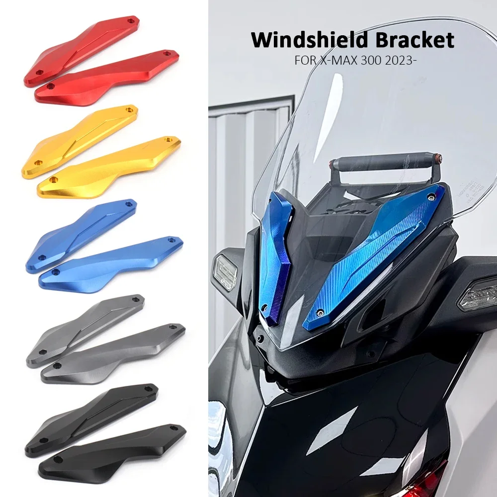 New X-MAX 300 Windshield Bracket Motorcycle Windscreen Holder Mount Kit For Yamaha X-MAX300 XMAX 300 XMAX300 2023 2024