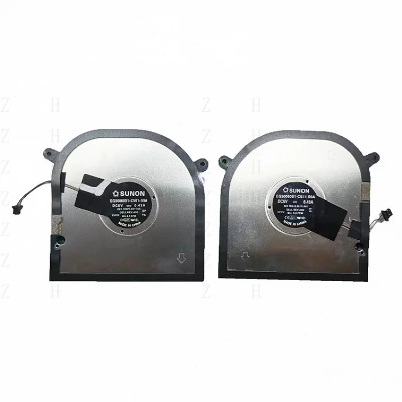

ZZZZ New FOR Dell XPS 17 9700 9710 Precision 5750 5760 CPU GPU Cooling Fan C4YVP 0XR6Y