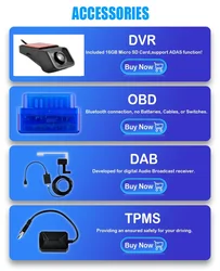 WITSON Free shipping--WITSON USB DAB+ RECEIVER DVR CAMERA OBD adaptor TPMS adaptor