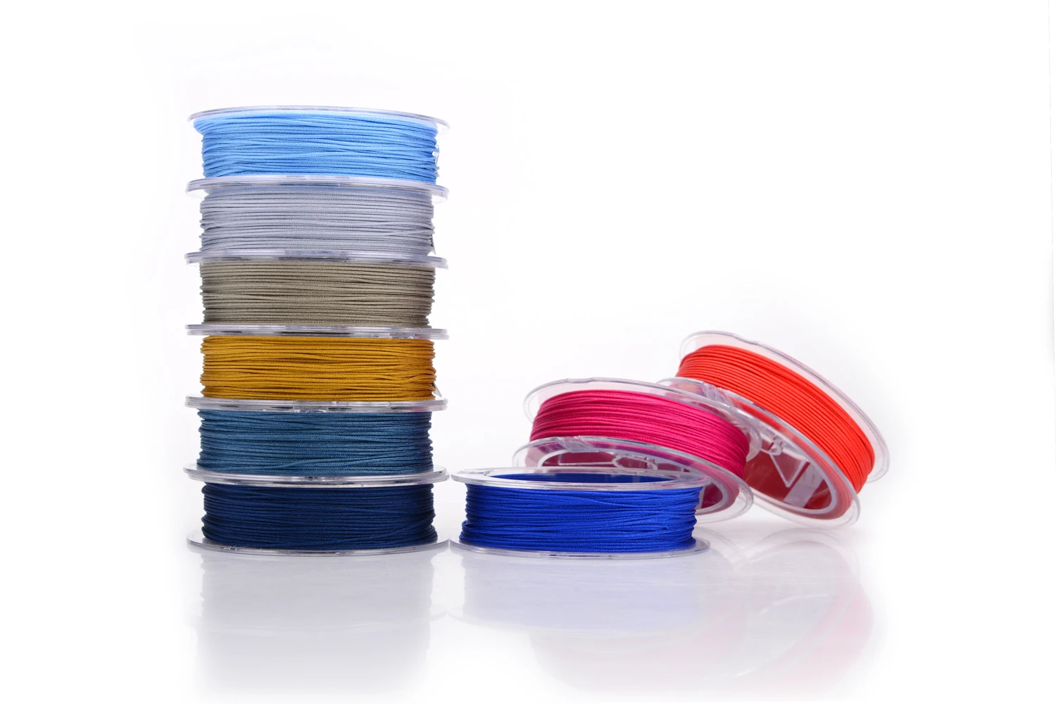 0.3/0.6/1.0/1.5MM Chinese Knotted Rope Bright Cord Braided Rope Bracelet Weaving Nylon Cord DIY Jewelry Necklace Accessories