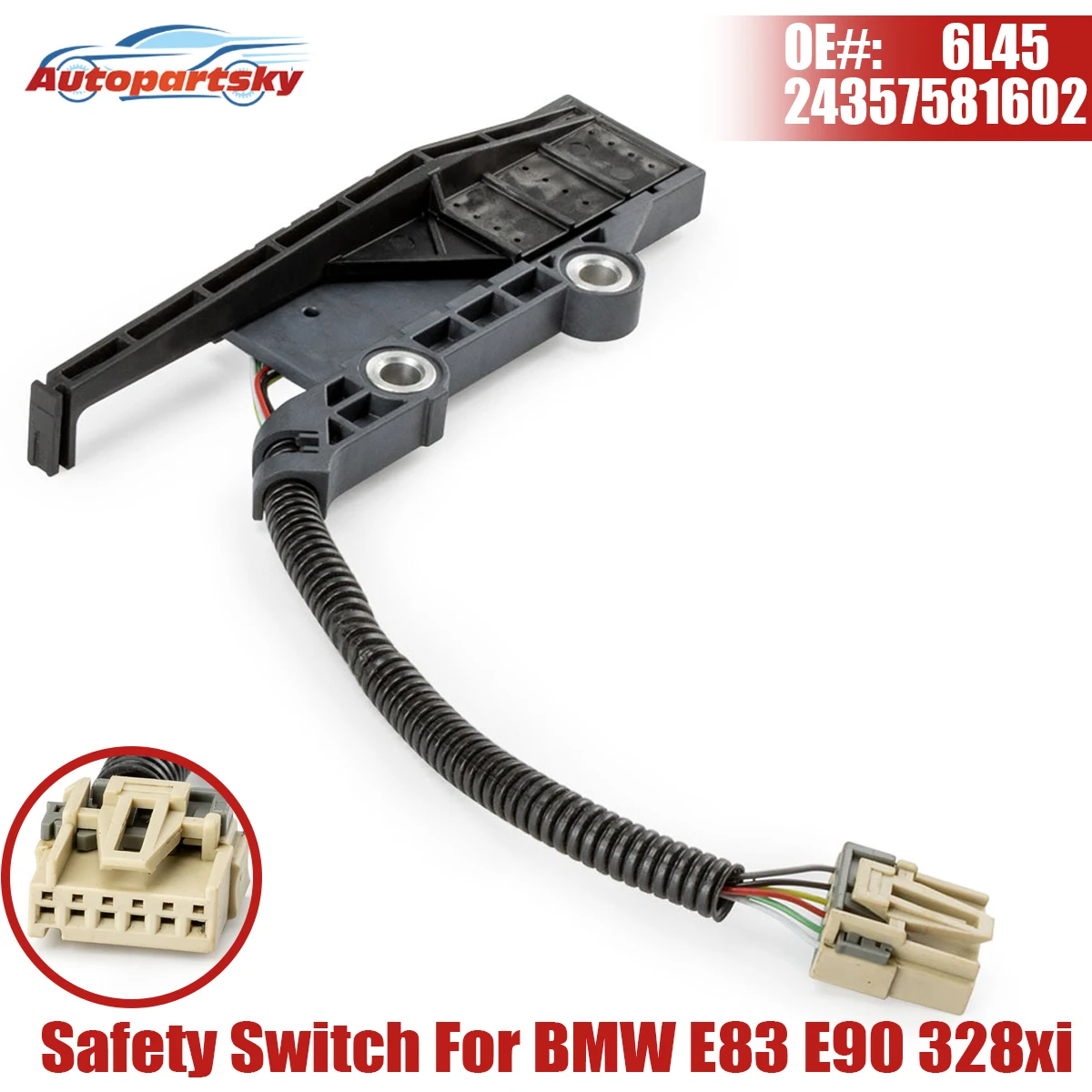 

24357581602 6L45R 6L45 Transmission Neutral Safety Switch 6SP RWD AWD For BMW E82 E83 E88 E90 E93 128i X3 328i 328xi 328Ci