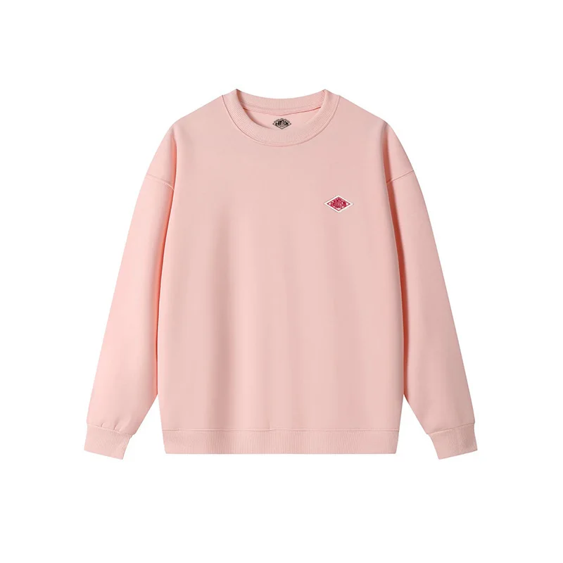 2025, nach Japan exportiert, Frühlings-dünnes Sweatshirt für Männer/Frauen, gleiche Stickerei, Marke, Baumwolle, O-Ausschnitt, lange Ärmel, lockere Trainingsanzug-Oberteile