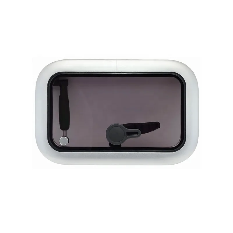 

Aluminium Porthole Push Out Acrylic Glass Window Rectangular Deck Hatch for RV Yacht