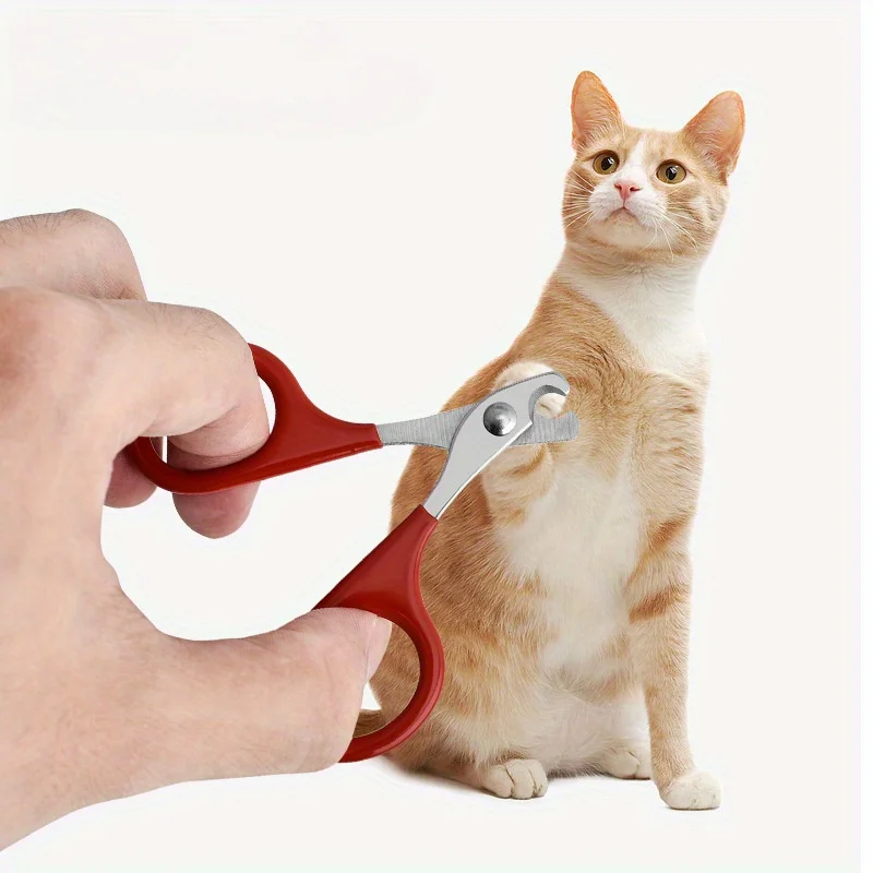 2pcsCat nail clippers for Small Dog Cat Professional Claws Cutter Pet Nails Scissors Trimmer Grooming