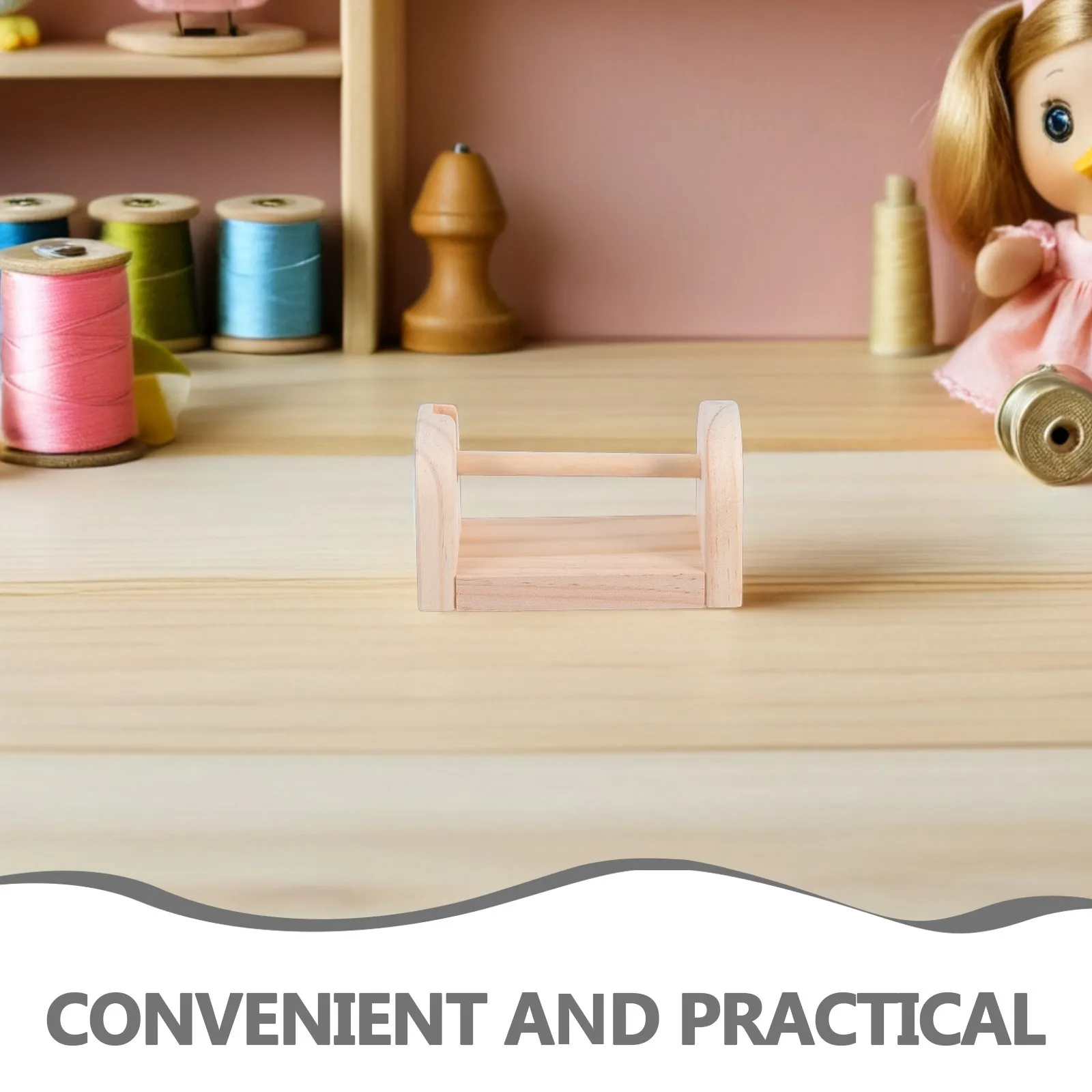 موزع شريط لاصق خشبي، حامل حرفي متعدد الأدوار، منظم مكتب ثابت لحامل شريط سطح المكتب في الفصل الدراسي