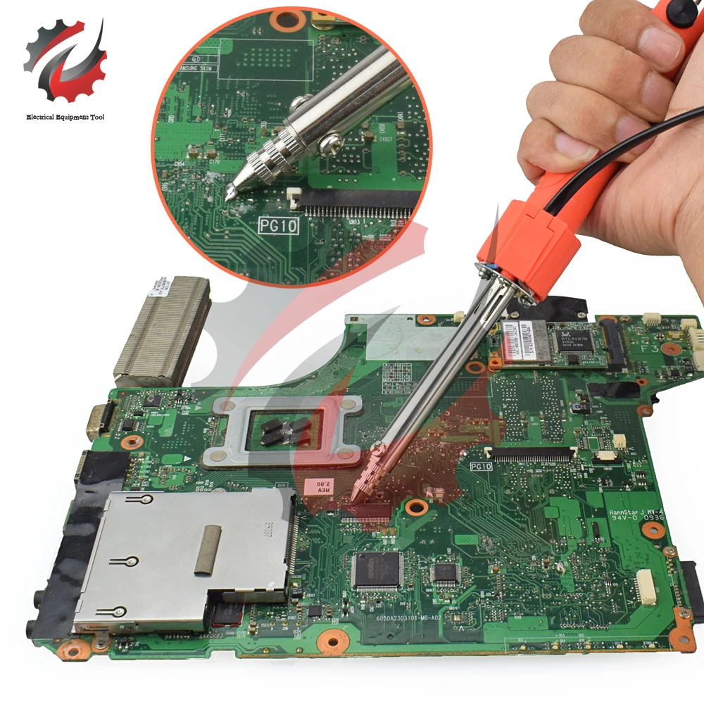 Imagem -06 - Vácuo Elétrico Solda Otário Bomba Desoldering Ferro de Solda Remoção de Solda Ferro Caneta Ferramenta de Reparo de Soldagem 110v 220v 36w