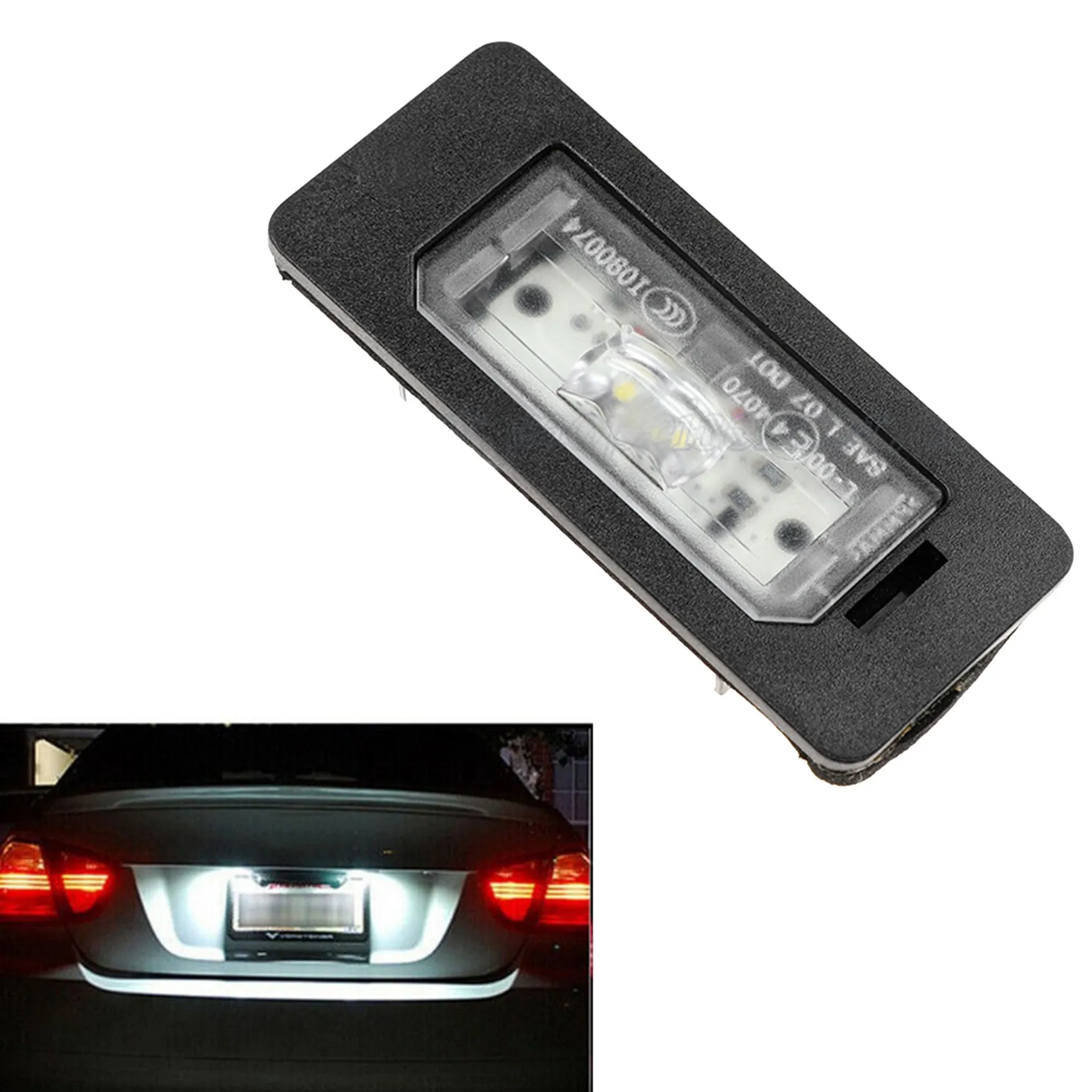 A13Z-For -BMW 1 2 3 4 5 Series X1 X3 X5 X6 E88 E82 E90 E91 F10 F22 F87 F30 F33 F83 LED License Plate Light 63267193293