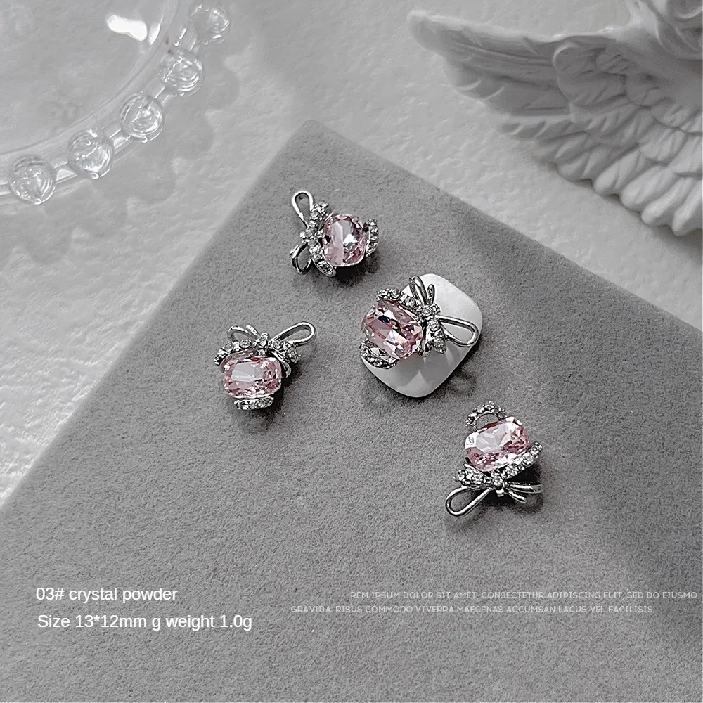 상감 네일 주얼리 활 라이트 럭셔리 네일 액세서리, 실버 상감 합금, 미용 및 건강 합금, 신제품