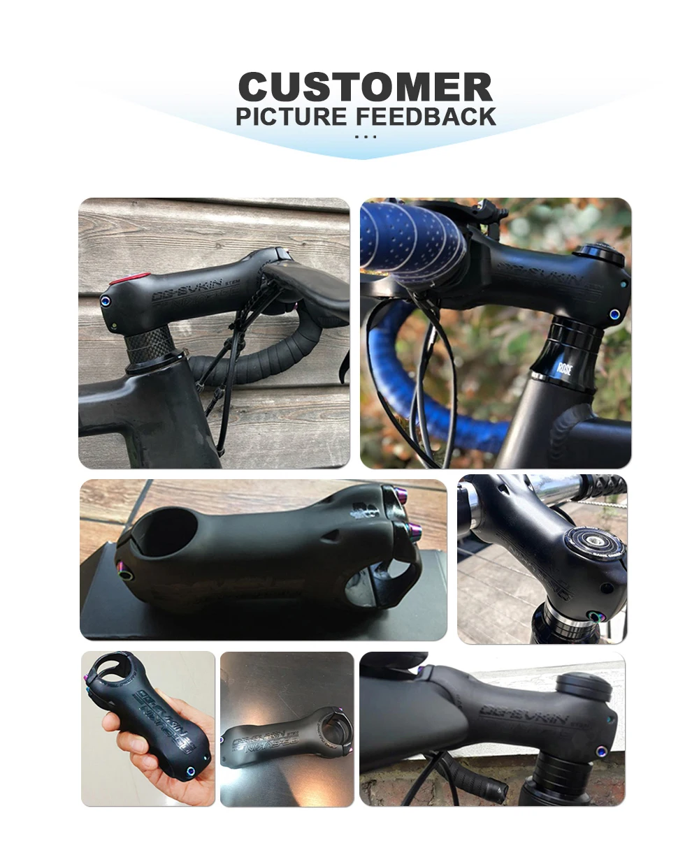 OG-EVKIN BS-004 T1000 Carbon MTB Fahrradvorbau 6/17 Grad 31,8 mm Carbon Rennrad-Vorbau Positiv und Negativ Fahrrad-Power-Teile – Detail 10
