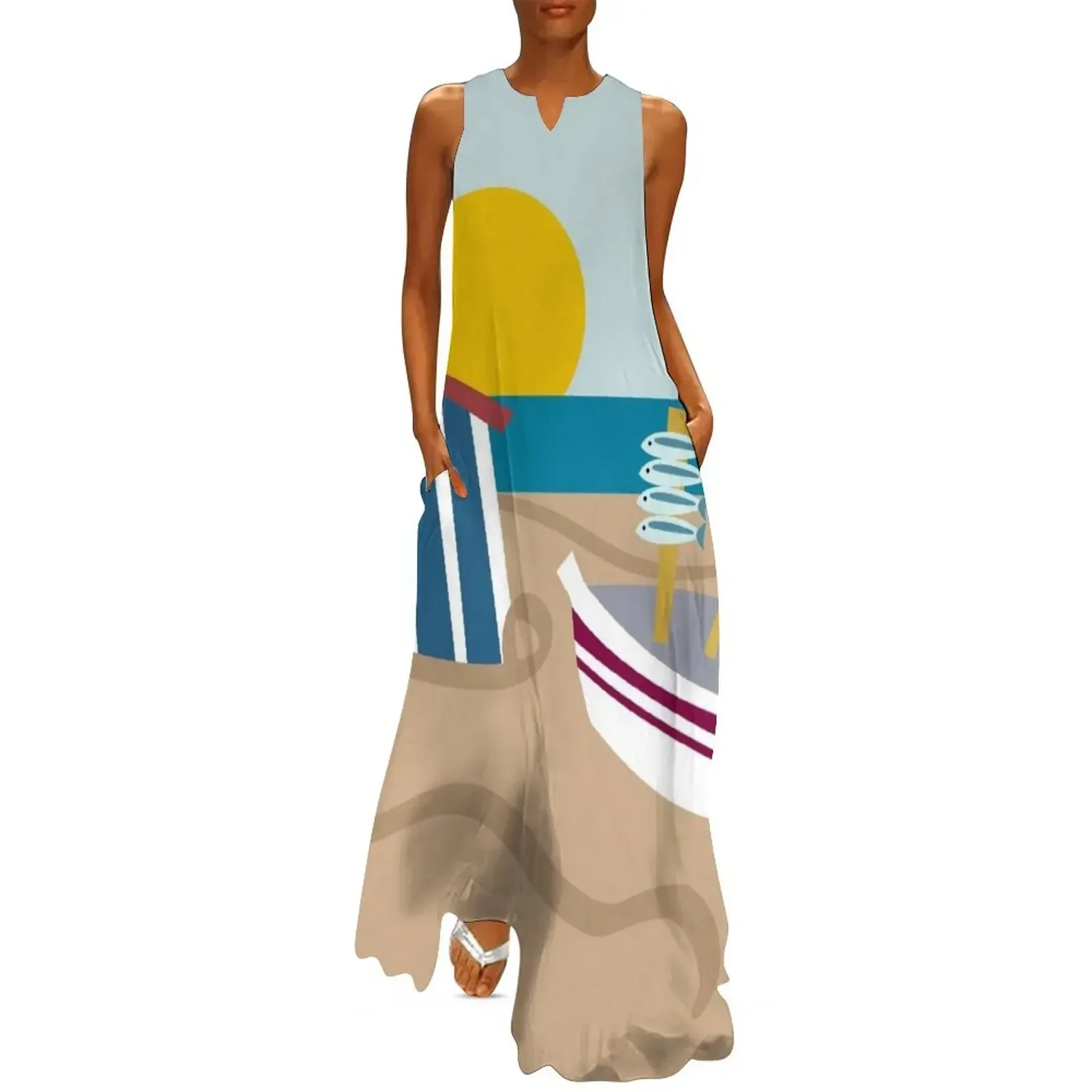

Sardines Brochette Long Dress dress korean style luxury evening dresses 2025 Summer skirt womens dress