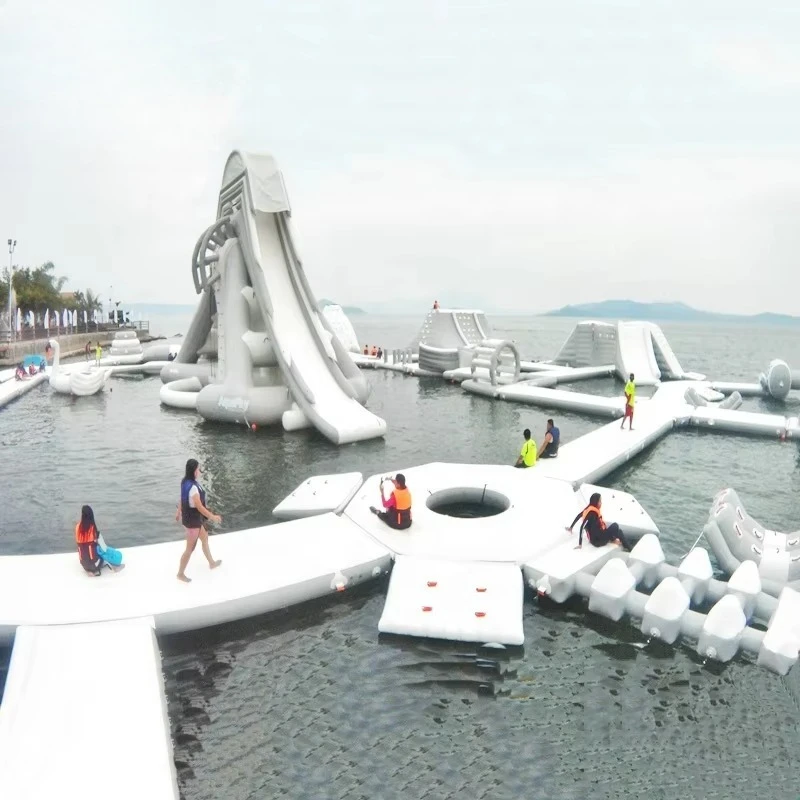 Outdoor Inflatable for Park PVC Material Large Water Playground Custom Inflatable Sports Zone Large for Resorts Summer