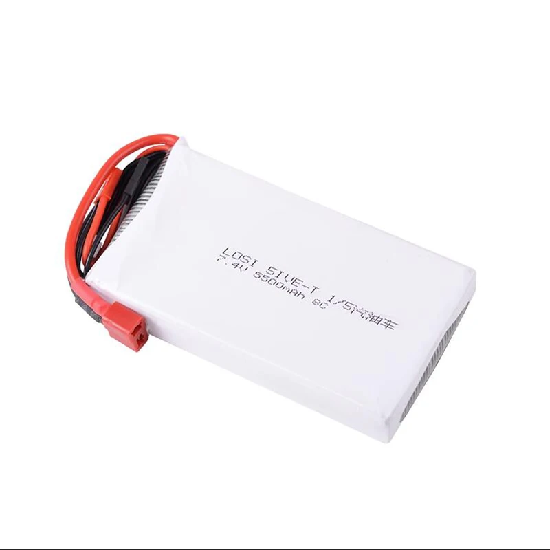 

7.4V 5500mAh Lipo Battery With T Connectors (Customizable) For LOSI 5IVE-T 1/5 RC Car Parts 5IVET Batteries/7.4V Charger