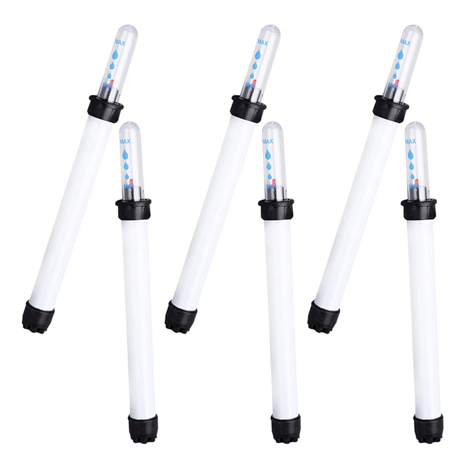 Indicateur de niveau d'eau pour plantes d'intérieur, moniteur de profondeur d'eau en temps réel, jauge de flotteur pour jardinières et conteneurs de jardin, 6 pièces