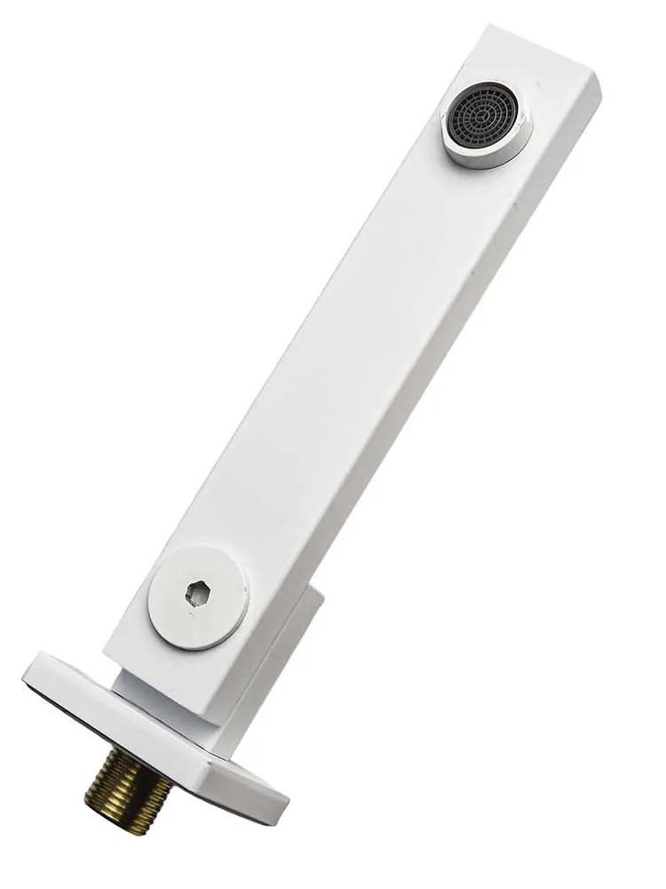 

Настенный смеситель для ванны из нержавеющей стали со складным дизайном и поворотным изливом на 180 градусов для практического использования