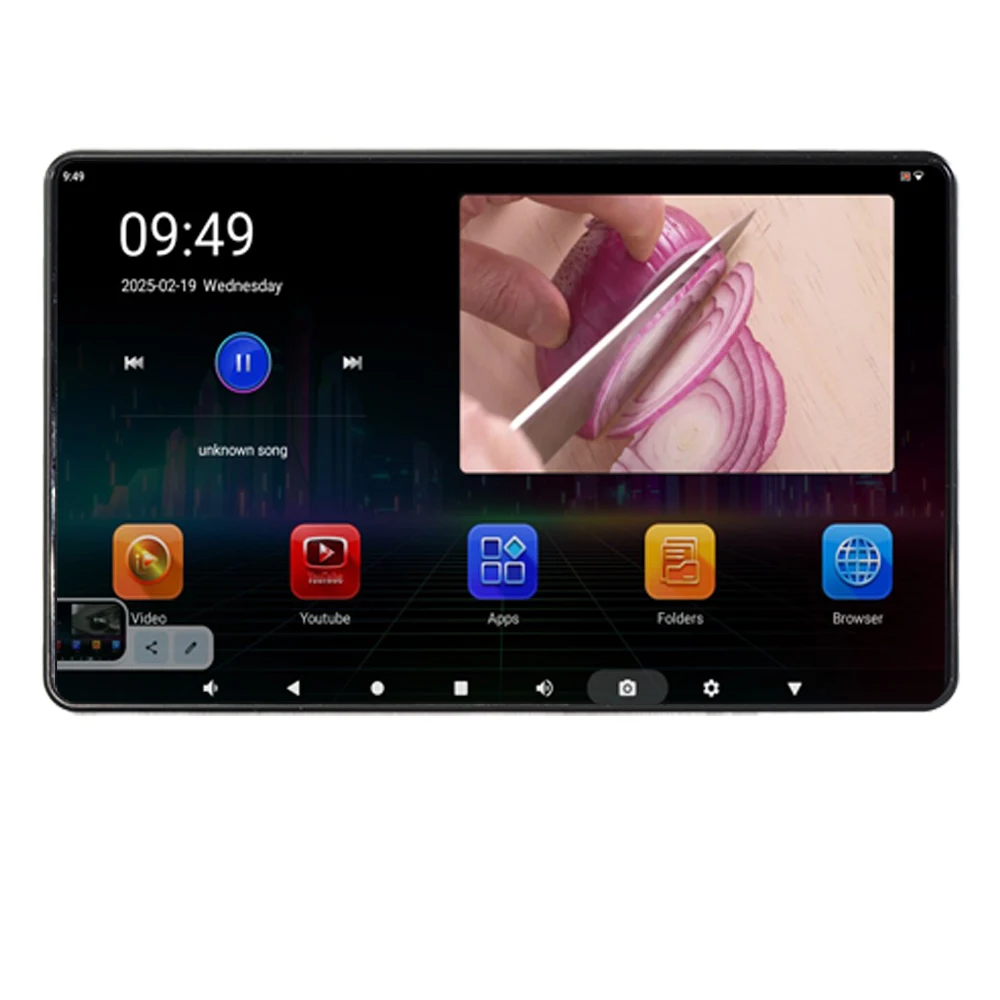 Carsanbo 10.1 Inch Android 13 Car Headrest Monitor For Kids Back Seat Entertainment Touch Screen Universal Rearseat Video Player