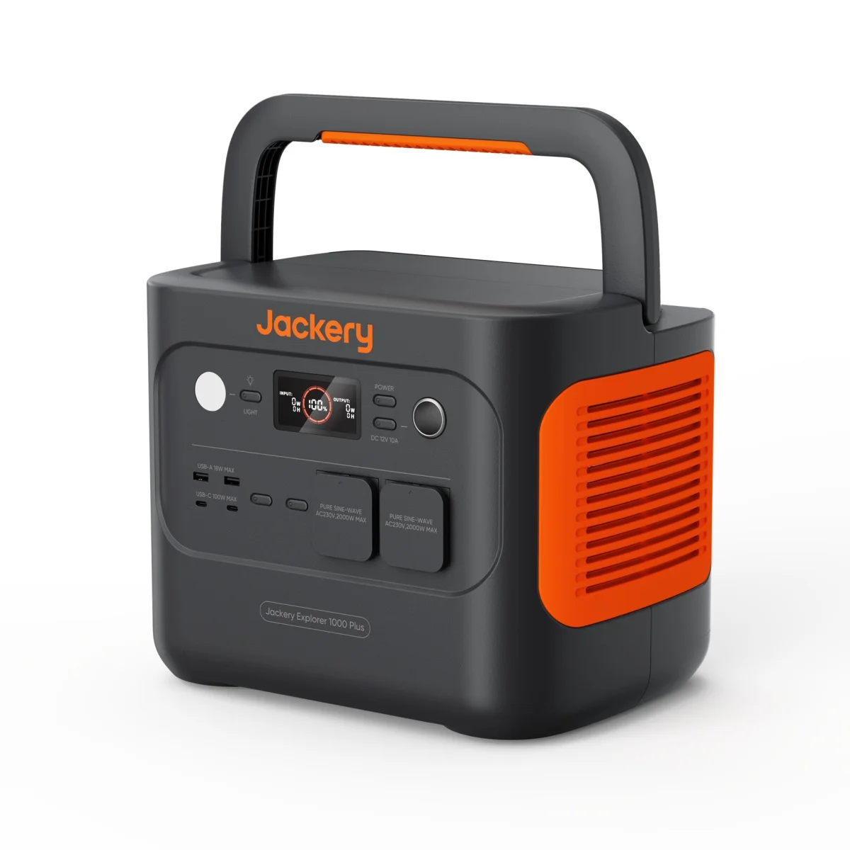 Jackery Solar Generator 1000 Plus 1264Wh LiFePO4 Batterie 2000W Ausgangsleistung Erweiterbar auf 5kWh für Camping, Outdoor und Notstromversorgung zu Hause