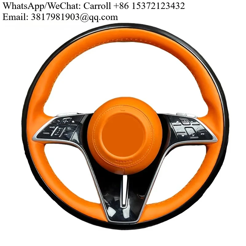 

Upgraded Customised Butterfly Leather Steering Wheel Is Suitable For Mercedess Benzs AMGC G CLA A45 C63 W211 W204 CLA CLS SL500