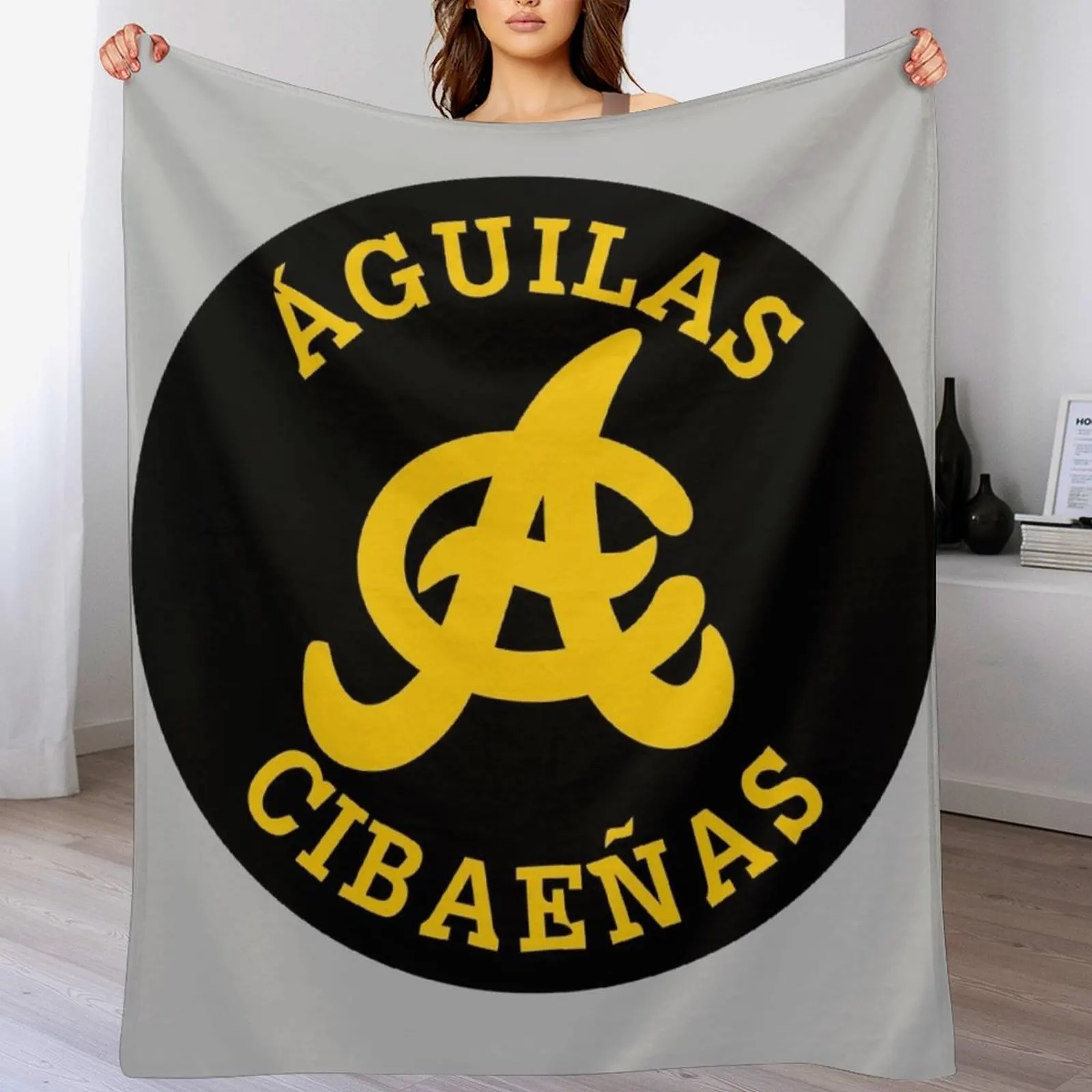 Aguilas Cibae?as Jersey Throw Blanket Multi-Purpose Picnic Blankets